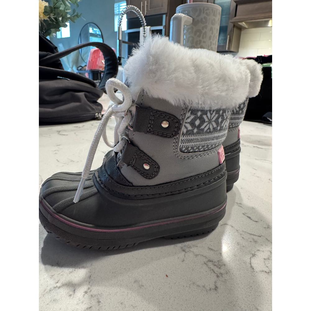 London Fog Toddler Snow Boots 6c 6T